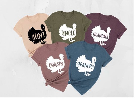 Discover Turkey Family Matching T Shirt