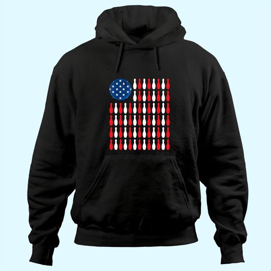 Discover American Flag - Patriotic Bowler & Bowling Hoodie