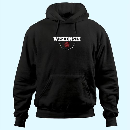 Discover Women's Wisconsin Volleyball Team Hoodie