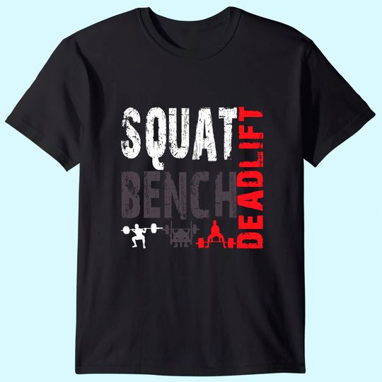 Discover Powerlifting, Squat, Bench, Deadlift, Weightlifting T Shirt