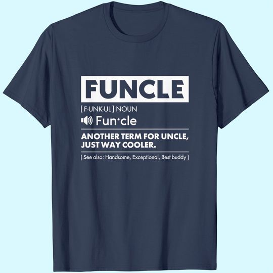Discover Comfiv Funcle Shirt - Best Uncle Gift Ever