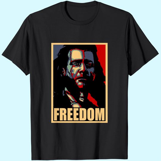 Discover William Wallace with Bold Text Freedom Unisex Tshirt