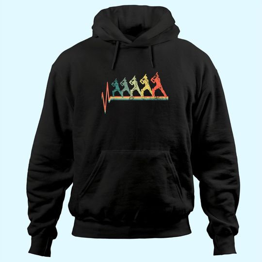 Discover Cricket Player Cricketer Heartbeat Hoodie
