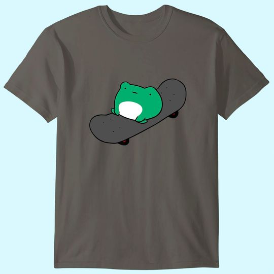 Discover Funny Skateboarding Frog T Shirt