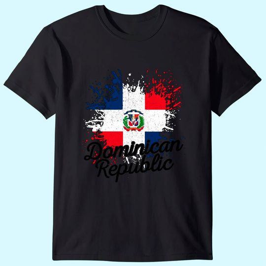 Discover Dominican Republic Patriotic Flag Premium T-Shirt