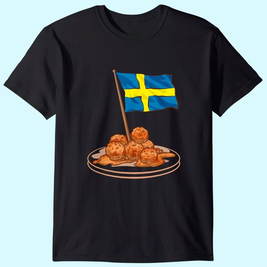 Discover Swedish Meatballs Sweden Europe Travel T-Shirt