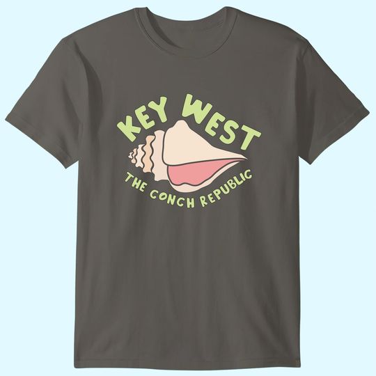 Discover Key West Conch Florida Keys Gift Seceded Conch T-Shirt