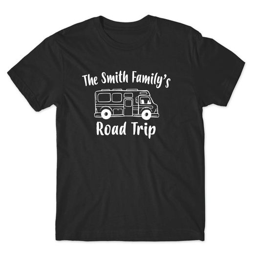 Discover Camping Family Road Trip Family Vacation Matching Custom T-Shirt