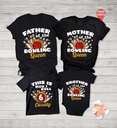 Discover Bowling Birthday Family Matching T Shirt