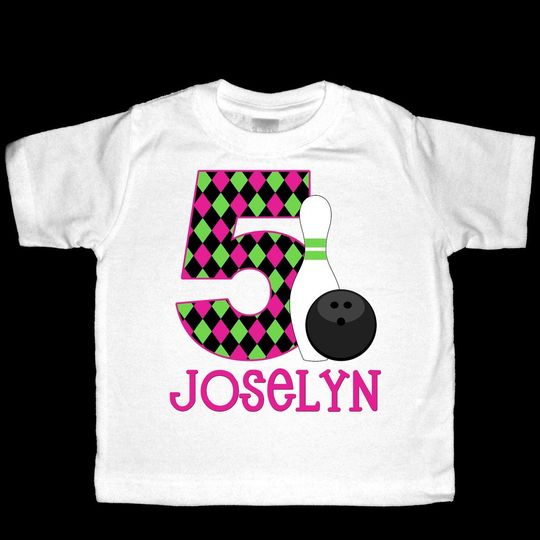 Discover Personalized Birthday Bowling T Shirt