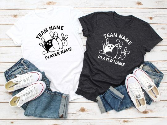 Discover Custom Bowling Team T Shirt