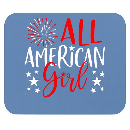 Discover Family Matching Mouse Pad All-american Girl Tshirt
