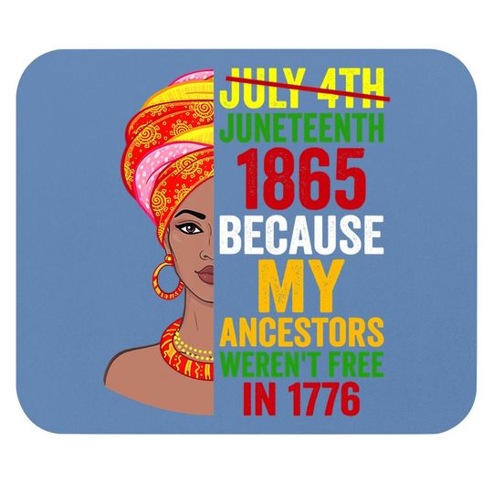 Discover Juneteenth Queen Melanin African American Mouse Pad Mouse Pad