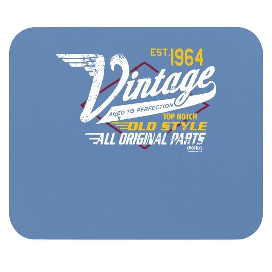 Discover 57th Birthday Mouse Pad For - Vintage 1964 Aged To Perfection - Racing