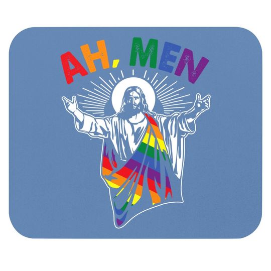 Discover Ah Gay Jesus Christian Mouse Pad