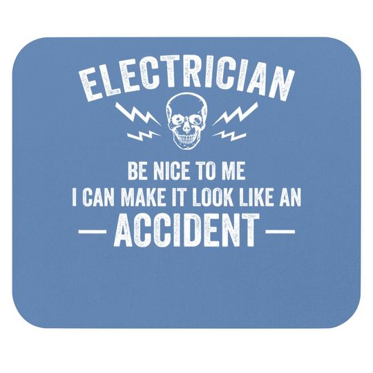 Discover Funny Electrician Gift Cool Electrical Lineman Gag Quote Mouse Pad