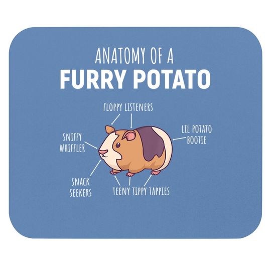 Discover Anatomy Of A Furry Potato Guinea Pig Lover Gift Mouse Pad