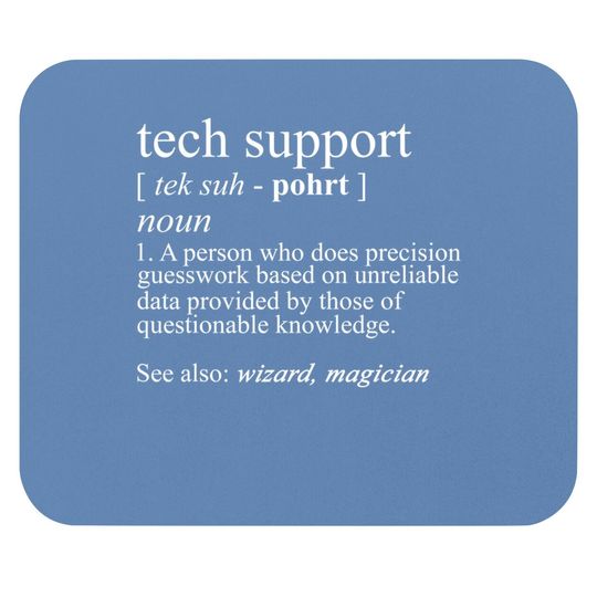Discover Tech Support Definition Mouse Pad