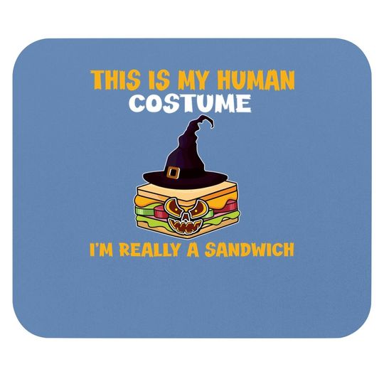 Discover Spooky Sandwich Halloween Costume Mouse Pad