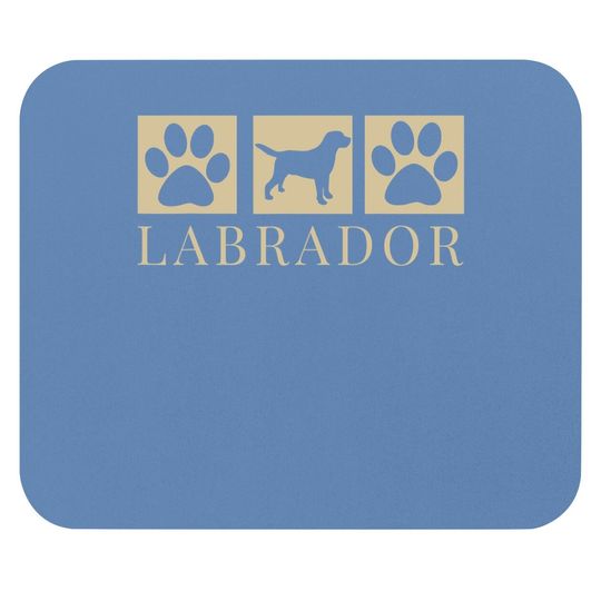 Discover Labrador Retriever Silhouette Dog Black Lab Mom Dad Mouse Pad