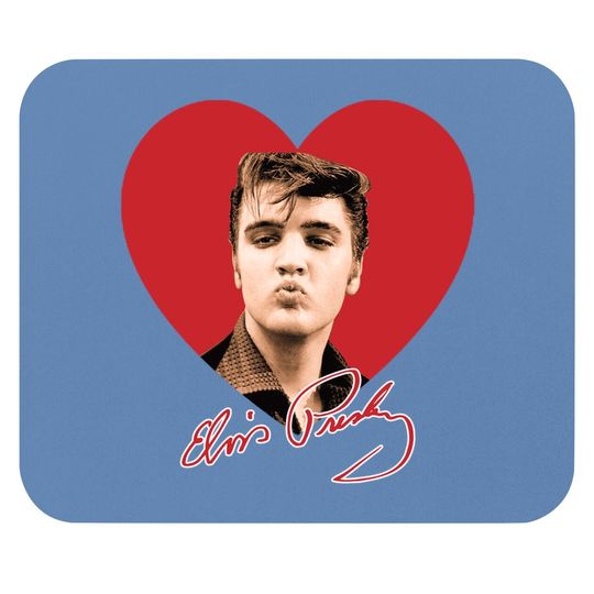 Discover Elvis Smooches Mouse Pad