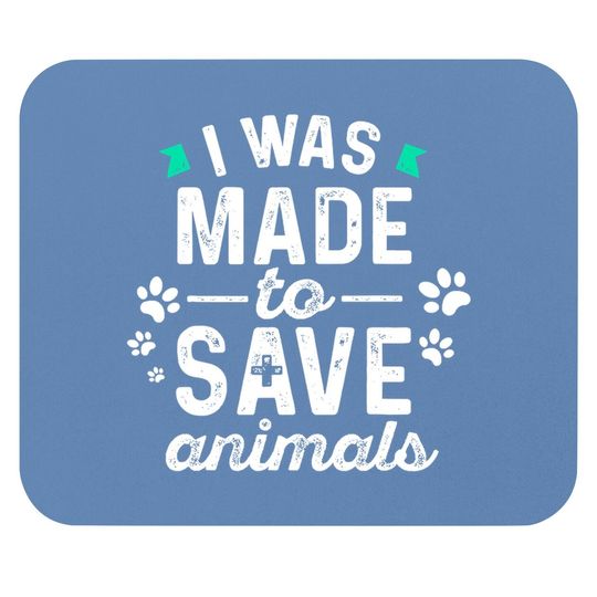 Discover I Was Made To Save Animals Cute Classic Mouse Pad