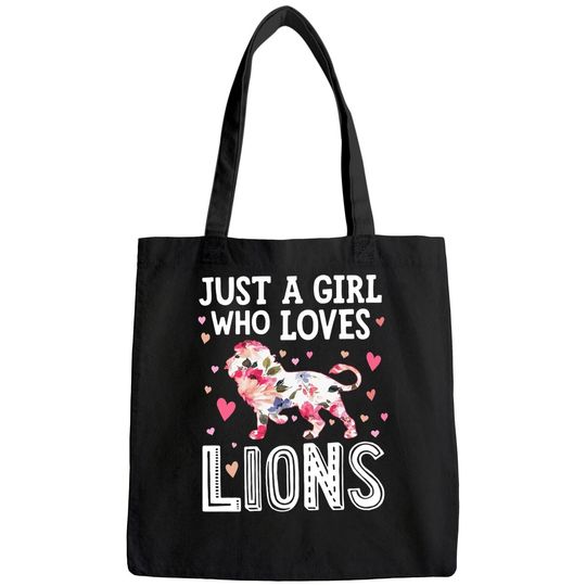 Discover Just A Girl Who Loves Lions Bags