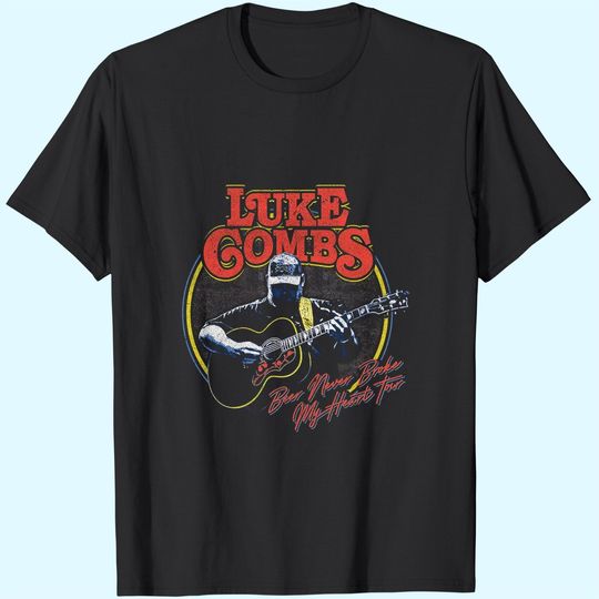 Discover Luke Combs Beer Never Broke My Heart Tour T-Shirts