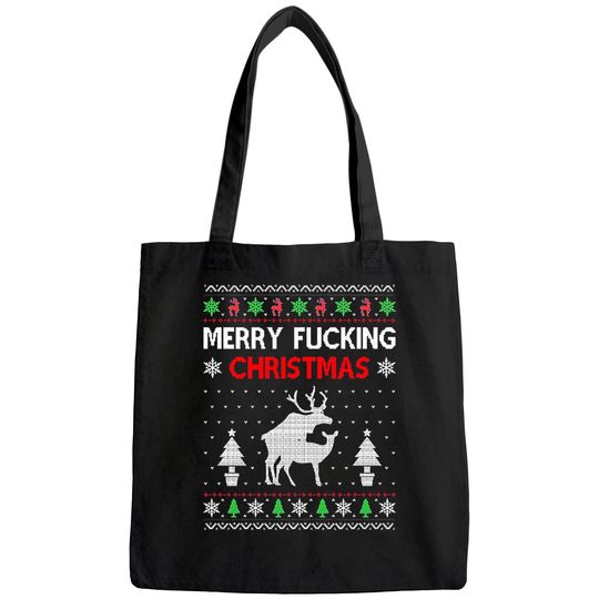 Discover Merry F.u.c.k.i.n.g Christmas Reindeer Classic Bags