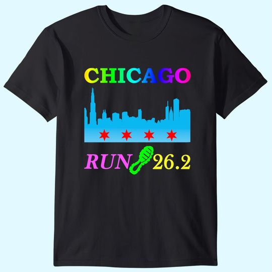 Discover Chicago Run 26 Mile October 13 2019 Finisher Marathon T-Shirt