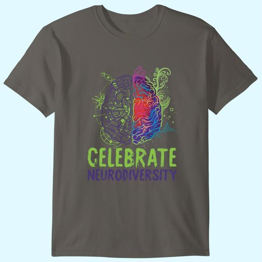 Discover Autism Infinity Symbol Celebrate Neurodiversity T-Shirt