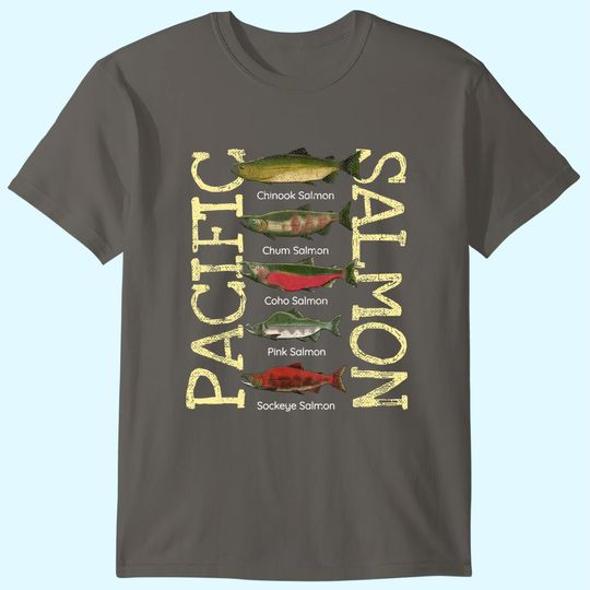 Discover Pacific Salmon Fishing T-Shirt