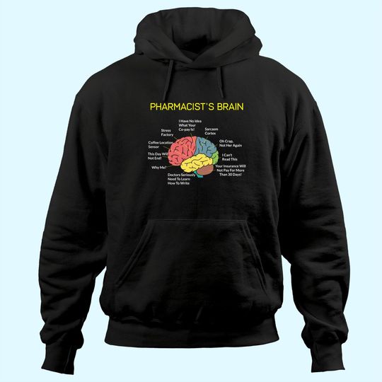 Discover Pharmacist's Brain Pharmacy Hoodie