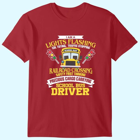 Discover I'm A School Bus Driver School Bus Driver Gift T-Shirt