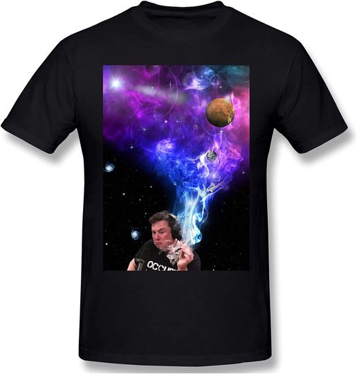 Discover Pfnetie  Elon Musk Smokes T Shirt