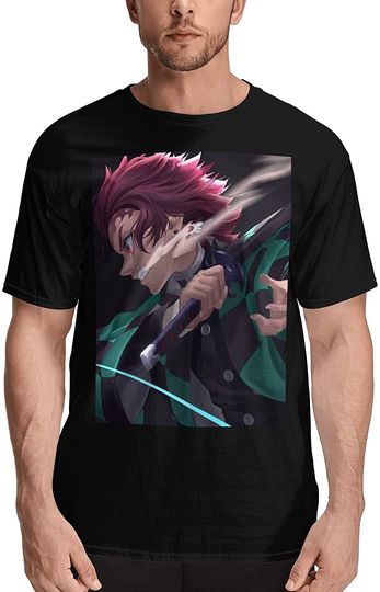 Discover Demon Slayer Crewneck Anime T Shirt
