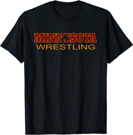 Discover Minnesota Wrestling Freestyle Wrestler State Pride T Shirt