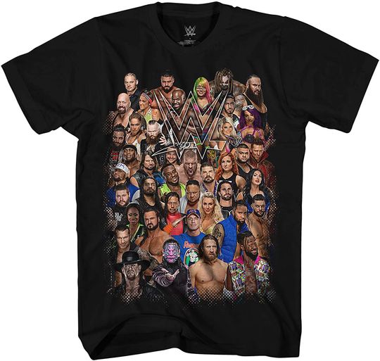 Discover Group Shot John Cena Big Show AJ Styles Daniel Bryan Adult T Shirt