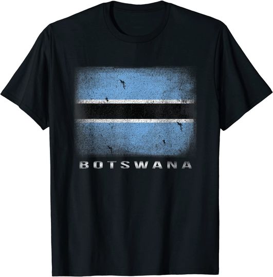 Discover Botswana Flag T Shirt