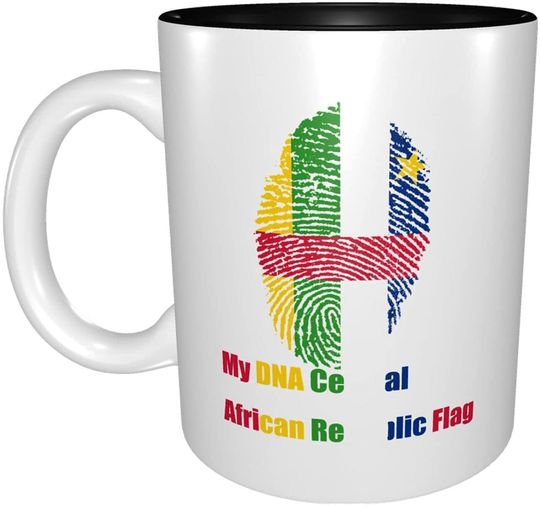 Discover My DNA Central African Republic Flag Coffee Mugs