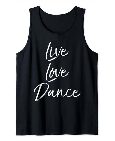 Camisola sem Mangas Unissexo Live Love Dance
