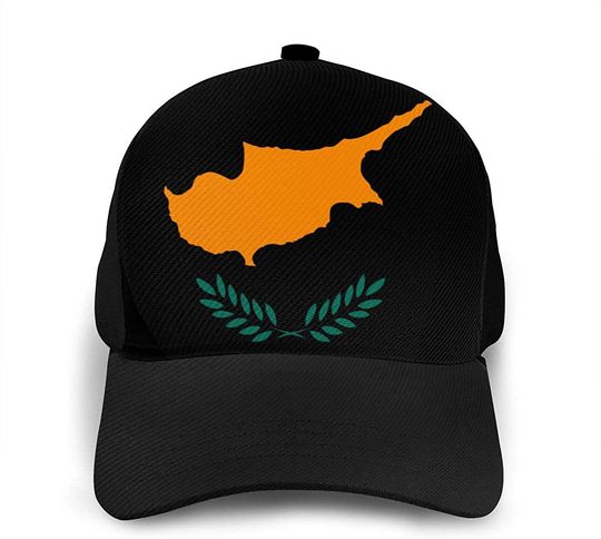 Discover Classic Baseball Cap Cyprus Flag Men Women Golf Hats Adjustable Plain Cap