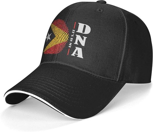 Discover Its in My DNA East Timor Flag Baseball Cap