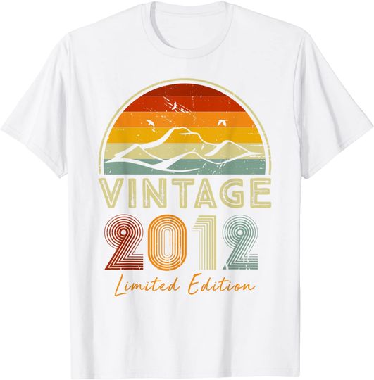 Discover 9 Years Old 9th Birthday Vintage Limited Edition 2012 T-Shirt