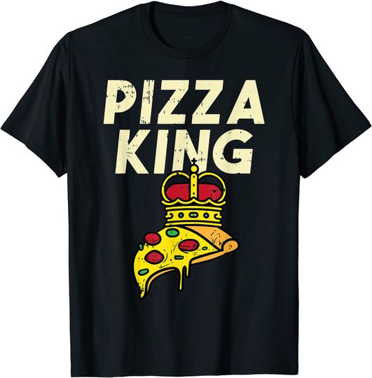 Camisete de Homem Pizza King