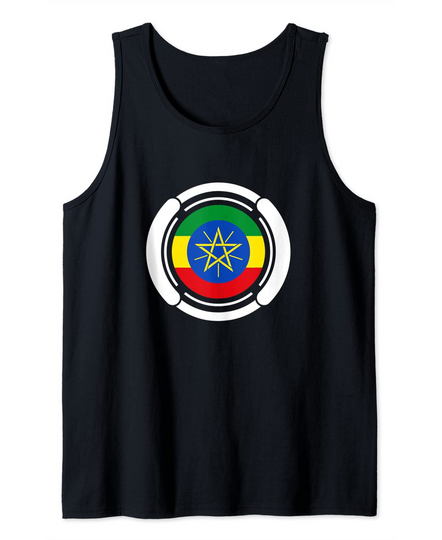 Discover Loving Ethiopia Flag Patriotic Ethiopian Tank Top