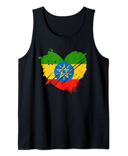 Discover Ethiopia Flag I love Ethopia It is in my DNA Gift Ethiopians Tank Top