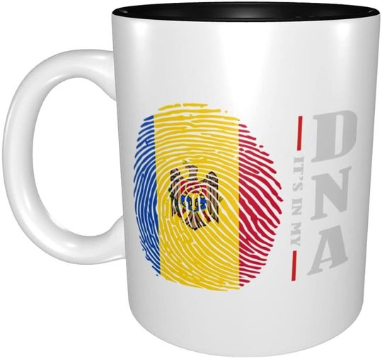 Discover Ceramic Coffee Mug Its In My DNA Moldova Flag