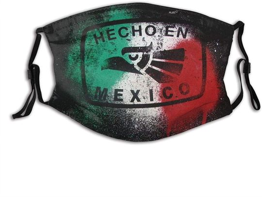 Discover Mexico Printed Face Mask, Decorative|