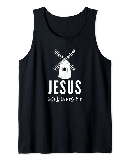 Camisola sem Mangas Jesus Still Loves Me Moinho de Vento